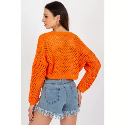 Sweter Damski Model BA-SW-9008.35P Orange - Badu