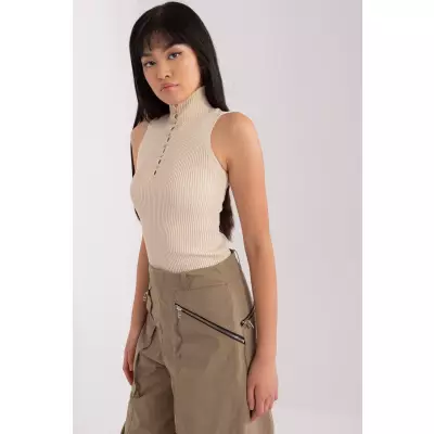 Bluzka Model BA-BZ-2301.00P Beige - Badu