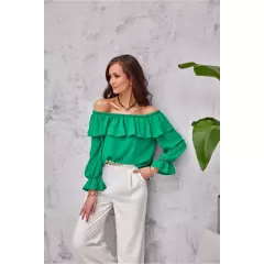 Bluzka Model ZIE BLU0116 Green - Roco Fashion