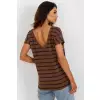 T-shirt Damski Model RV-TS-8568.41P Brown - BFG