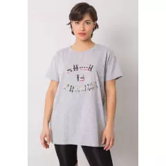 T-shirt Damski Model FA-TS-6892.88 Grey - Fancy