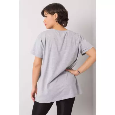 T-shirt Damski Model FA-TS-6892.88 Grey - Fancy