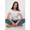 T-shirt Damski Model FA-TS-8515.46 White - Fancy