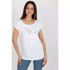 T-shirt Damski Model FA-TS-8515.46 White - Fancy