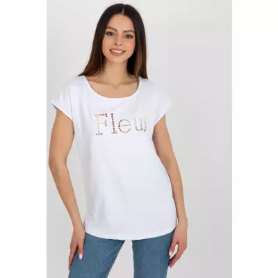 T-shirt Damski Model FA-TS-8515.46 White - Fancy