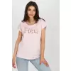 T-shirt Damski Model FA-TS-8515.46 Light Pink - Fancy