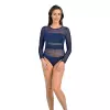 Body Model Stripy 2405 Blue - Teyli