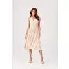 Sukienka Model Lily BEZ SUK0399 Beige - Roco Fashion