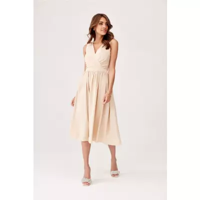 Sukienka Model Lily BEZ SUK0399 Beige - Roco Fashion