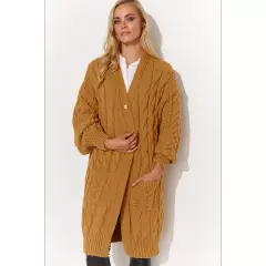 Sweter Kardigan Model S134 Honey - Makadamia