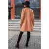 Płaszcz Damski Model BEZ PLA0012 Beige - Roco Fashion