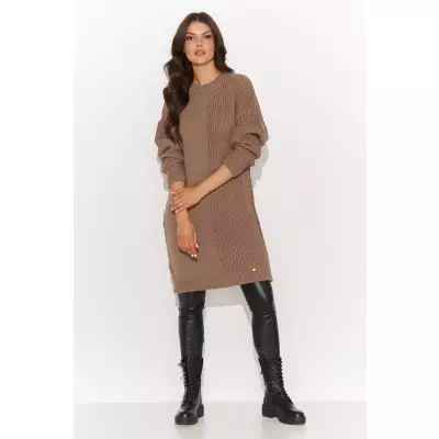 Sweter Damski Model NU_S92 Cappuccino - Numinou