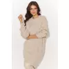 Sweter Damski Model NU_S92 Beige Melange - Numinou