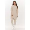 Sweter Damski Model NU_S92 Beige Melange - Numinou