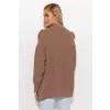 Sweter Kardigan Model S142 Cappuccino - Makadamia