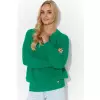 Sweter Damski Model S140 Green - Makadamia