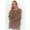 Sweter Damski Model S140 Cappuccino - Makadamia