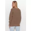 Sweter Damski Model S140 Cappuccino - Makadamia