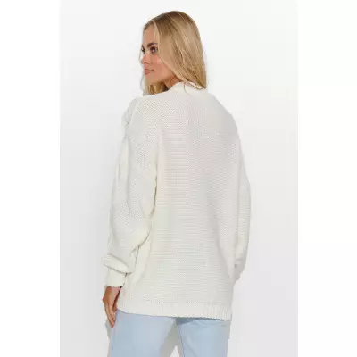 Sweter Damski Model S135 Śmietana - Makadamia