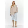 Sweter damski Model S135 Beige Melange - Makadamia