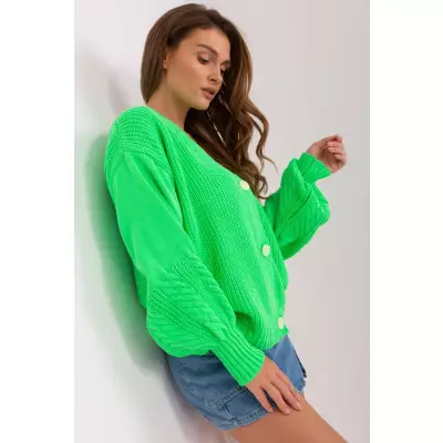 Sweter Damski Model BA-SW-8014.17P Fluo Green - Badu