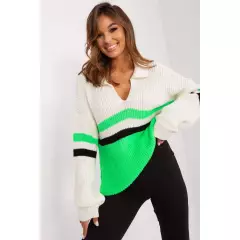 Sweter Damski Model BA-SW-8054.91P Light Green - Badu