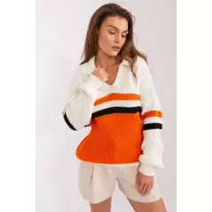 Sweter Damski Model BA-SW-8054.91P Orange - Badu