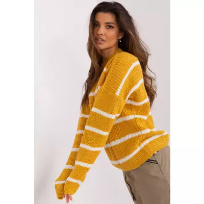 Sweter Damski Model BA-SW-8025.38P Dark Yellow - Badu