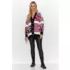 Sweter Damski Model S143 Pink/Cream/Black - Makadamia