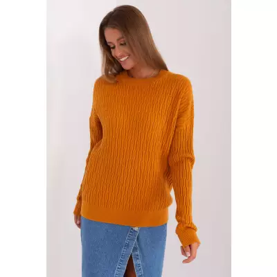 Sweter Damski Model AT-SW-2338.14P Light Orange - AT