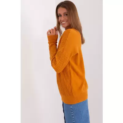 Sweter Damski Model AT-SW-2338.14P Light Orange - AT