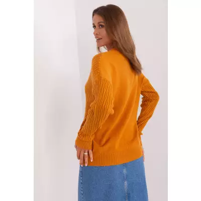 Sweter Damski Model AT-SW-2338.14P Light Orange - AT