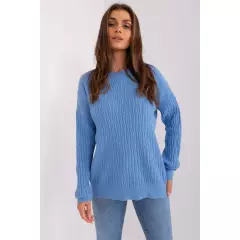 Sweter Damski Model AT-SW-2338.14P Blue - AT