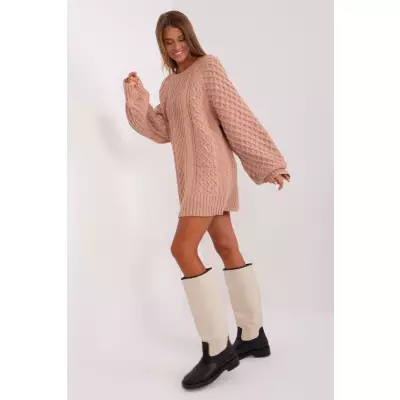 Sweter Damski Model AT-SW-2367-2.64P Dark Pink - AT