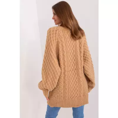 Sweter Damski Model AT-SW-2367-2.64P Camel - AT