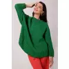 Sweter Damski Model BK105 Szmaragd - BE Knit