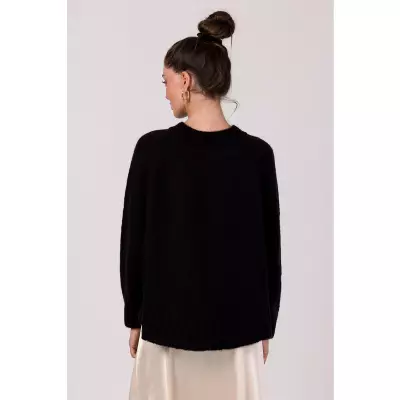 Sweter Damski Model BK105 Black - BE Knit