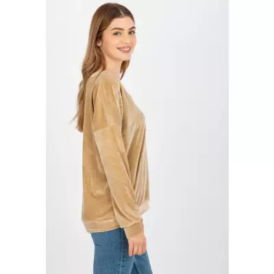 Bluza Damska Model RV-BL-8441.07P Beige - Relevance