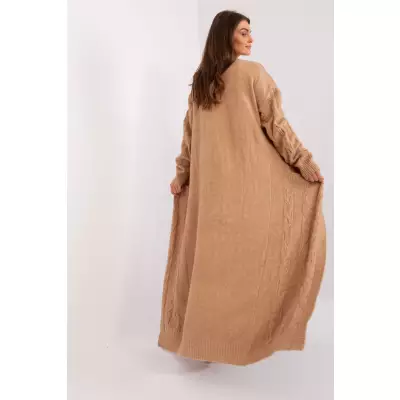 Sweter Kardigan Model AT-SW-2395.30 Camel - AT