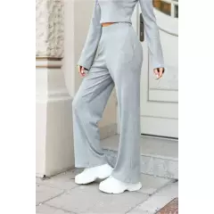 Spodnie Damskie Model Hanne SZA SPD0029 Grey - Roco Fashion