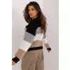 Sweter Damski Model BA-SW-8024.57P Black/Beige - Badu