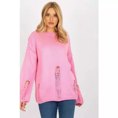 Sweter Damski Model BA-SW-8043.08X Pink - Badu