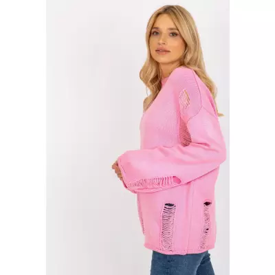 Sweter Damski Model BA-SW-8043.08X Pink - Badu