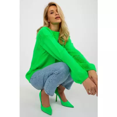 Sweter Damski Model BA-SW-8043.03 Fluo Green - Badu