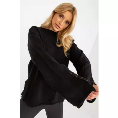 Sweter Damski Model BA-SW-8043.03 Black - Badu