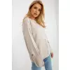 Sweter Damski Model BA-SW-8043.03 Beige - Badu