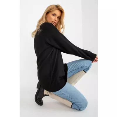 Sweter Damski Model BA-SW-10175.06X Black - Badu