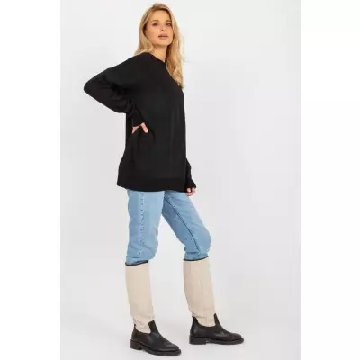 Sweter Damski Model BA-SW-10175.06X Black - Badu