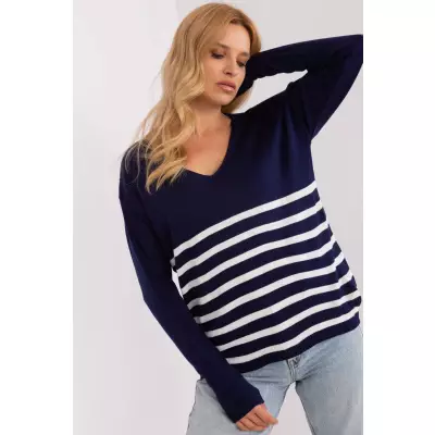 Sweter Damski Model BA-BZ-2201.62P Navy - Badu