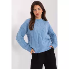 Sweter Damski Model AT-SW-0146.10P Light Blue - AT